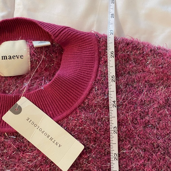 Maeve By Anthropologie Elegant Mauve Knit Sweater - Picture 6 of 11